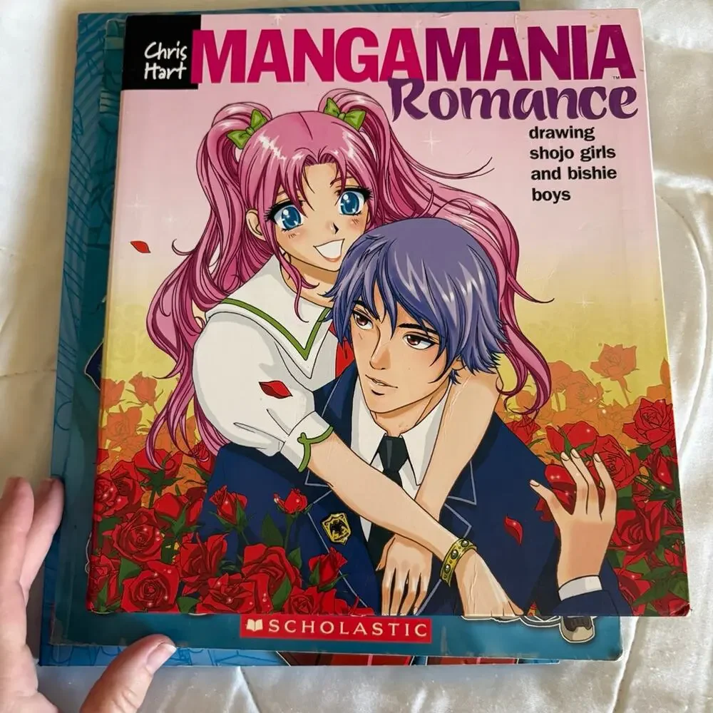 Lot of 5 Manga Drawing Books Ben Krefta Chris Hart Scholastic Anime Art